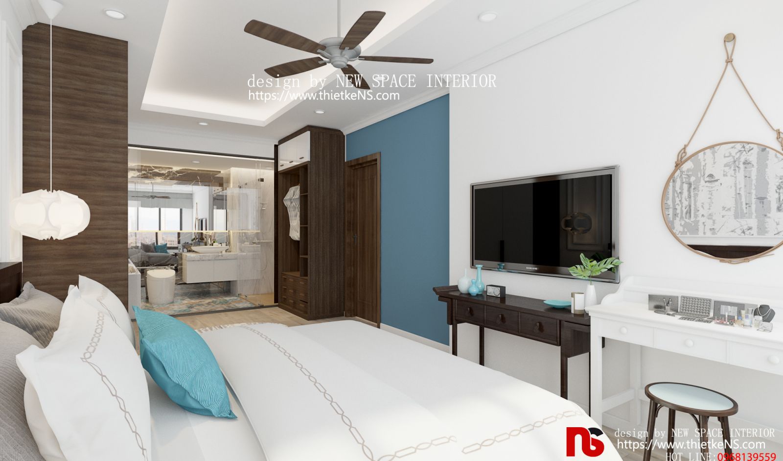 Thiết kế nội thất chung cư phòng ngủ